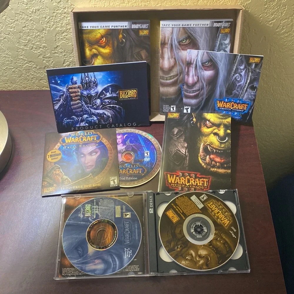 Blizzard Entertainment Warcraft III Battle Chest Games and Manuals